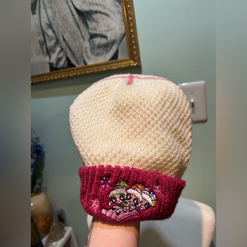 Vintage 2001 power puff girls kids beanie hat